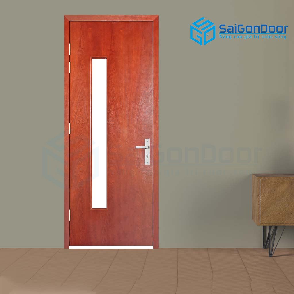 Mẫu cửa gỗ thích hợp làm cửa nhà tắm tại SaiGonDoor