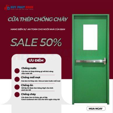 CẬP NHẬT BÁO GIÁ CỬA THÉP CHỐNG CHÁY HUYPHATDOOR MỚI NHẤT HÔM NAY